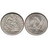 Image 1 : 1840 Liberty Seated Half Dollar, Reverse of 1839 PCGS graded AU58