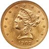 Image 2 : 1907 $10 Liberty Gold NGC graded MS62