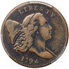 Image 2 : 1794 C-5a R4+ Small Edge Letters PCGS graded F15