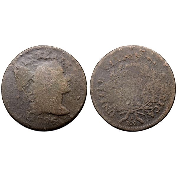 Pair of 1796 Liberty Cap Cents