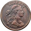 Image 2 : 1803 S-243 R2 Stemless with Doubled Fraction Bar ANACS graded VF30