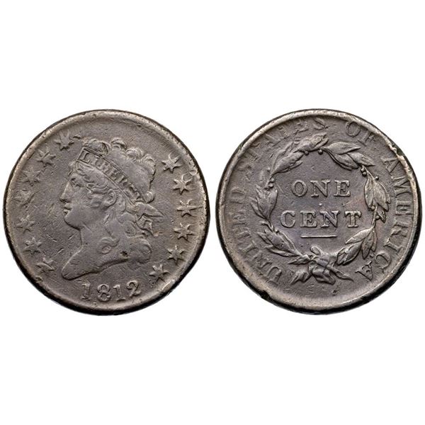 1812 S-288 R2 Large Date F12+