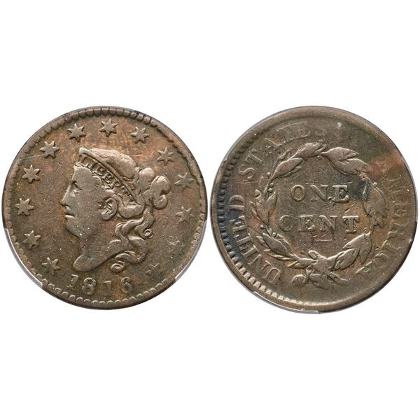 1816 N-3 R4 PCGS graded VG10