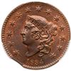 Image 2 : 1834 N-2 R1 Small 8, Large Stars, Medium Letters PCGS graded MS64 Red & Brown