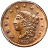 Image 2 : 1835 N-8 R1 Head of 1836 PCGS graded MS64 Red & Brown, CAC Approved