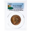 Image 4 : 1835 N-8 R1 Head of 1836 PCGS graded MS64 Red & Brown, CAC Approved