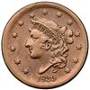 Image 2 : 1839 N-4 R1 Silly Head ANACS VF30 Details Whizzed