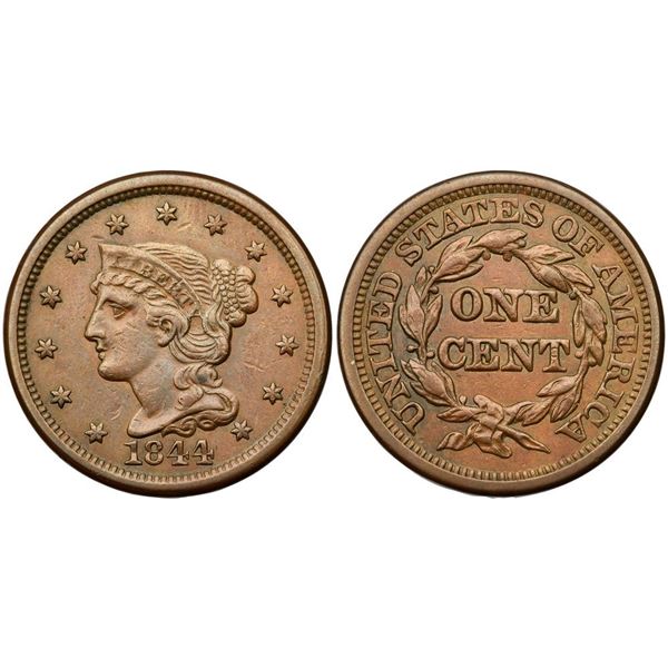 1844 N-7 R2+ ANACS graded EF45