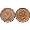 Image 1 : 1851/81 N-3 R1 Overdate 51 over Inverted 18 ANACS graded MS62 Brown
