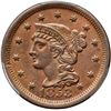 Image 2 : 1853 N-15 R2 Repunched 5 PCGS graded AU50