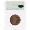 Image 2 : 1854 N-11 R2 PCGS graded MS63 Brown (OGH), CAC Approved
