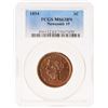 Image 2 : 1854 N-19 R3 PCGS graded MS63 Brown