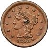 Image 2 : 1855 N-9 R1 Italic 55 Knob-on-Ear ANACS graded AU50