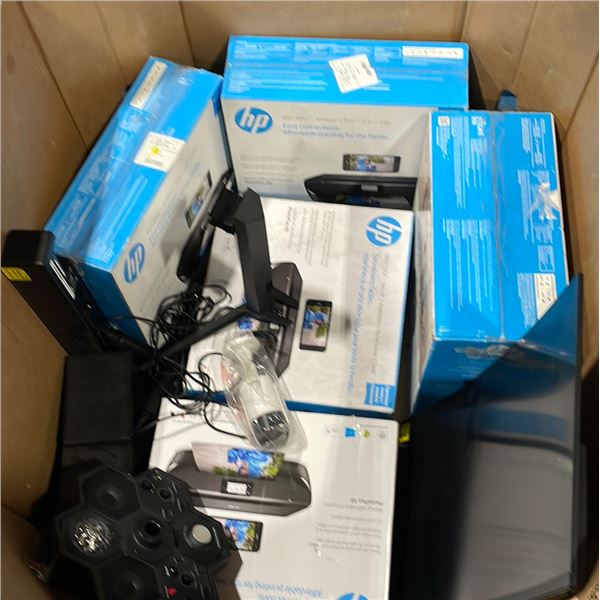 Bin of Printers and Broken Electronics *AS-IS* - 033647230323CDS1ECP-EAB2