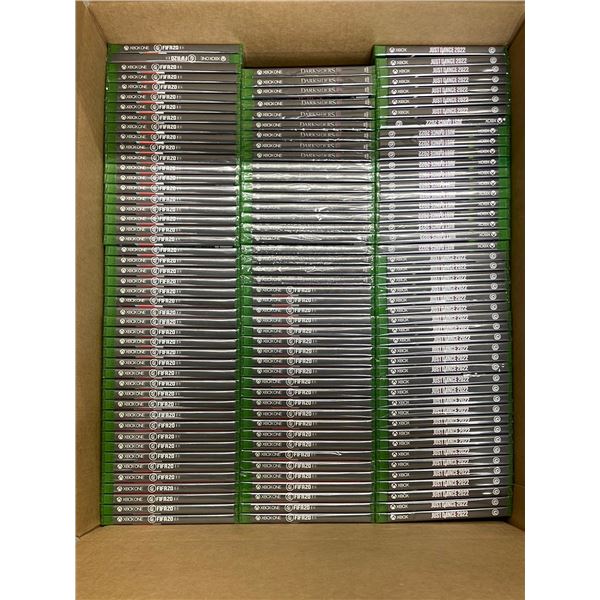 Box of XBOX One Games (FIFA + Just Dance + Darksiders) - BIN104737240323CAS0EC1000