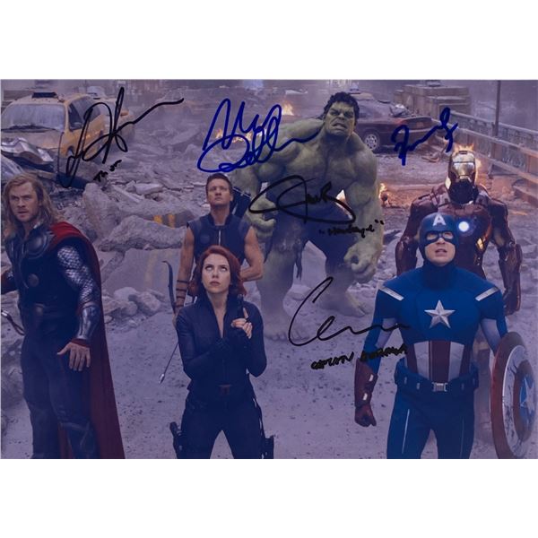 Autograph Signed Avengers Photo