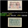 Image 1 : 1914 Germany 50 Marks WW1 First Issue P# 48a Grades vf+