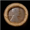Image 2 : Mixed small cents 1c orig shotgun roll, 1916-d Wheat Cent, 1899 Indian Cent other end, Brinks Wrappe