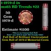 Image 1 : Shotgun Lincoln 1c roll, 1979-d 50 pcs Bank Wrapper.