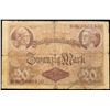 Image 2 : 1914 Germany 20 Marks WW1 First Issue P# 48b Grades vf+