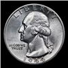 Image 2 : 1944-s Washington Quarter 25c Grades GEM Unc