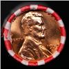 Image 2 : Shotgun Lincoln 1c roll, 1957-d 50 pcs Bank Wrapper.
