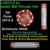 Image 1 : Shotgun Lincoln 1c roll, 1973-d 50 pcs Bank Wrapper.