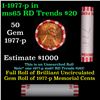 Image 1 : Shotgun Lincoln 1c roll, 1977-p 50 pcs Bank Wrapper.