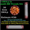 Image 1 : Shotgun Lincoln 1c roll, 1964-p 50 pcs Bank Wrapper.