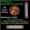 Image 1 : Shotgun Lincoln 1c roll, 1979-d 50 pcs Bank Wrapper.