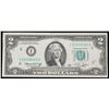 Image 2 : 1976 $2 Green Seal Federal Reseve Note Grades vf+