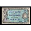 Image 2 : 1944 Germany 10 Marks WWII Allied Military Currency P# 194b, 9 digit no F Grades Choice AU/BU Slider