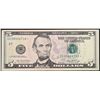 Image 2 : 2006 **Star Note** $5 Green Seal Federal Reserve Note Grades Choice AU/BU Slider