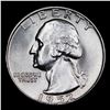 Image 2 : 1952-d Washington Quarter 25c Grades GEM+ Unc