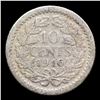 Image 3 : 1916 Netherlands 10 Cents Silver KM# 145 Grades vf++