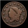 Image 2 : 1827 Coronet Head Large Cent 1c Grades f, fine