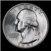 Image 2 : 1951-d Washington Quarter 25c Grades GEM++ Unc