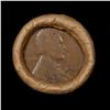 Image 2 : Mixed small cents 1c orig shotgun roll, 1919-d Wheat Cent, 1887 Indian Cent other end, Brinks Wrappe