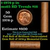 Image 1 : Shotgun Lincoln 1c roll, 1974-p 50 pcs Bank Wrapper.
