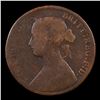 Image 2 : 1862 Great Britain 1/2 Penny KM# 748.2 Grades vg+