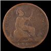 Image 3 : 1862 Great Britain 1/2 Penny KM# 748.2 Grades vg+