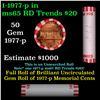Image 1 : Shotgun Lincoln 1c roll, 1977-p 50 pcs Bank Wrapper.