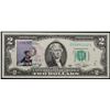 Image 2 : 1976 $2 Federal Reserve Note 1st Day of Issue, with Stamp Grades Select CU