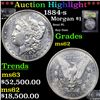 Image 1 : ***Auction Highlight*** 1884-s Morgan Dollar $1 Graded Select Unc By USCG (fc)