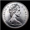 Image 2 : 1965 Small Beads, Pointed 5 Canada Dollar $1 Grades GEM+ UNC PL