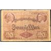 Image 2 : 1914 Germany 20 Marks WW1 First Issue P# 48b Grades f+