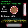 Image 1 : Shotgun Lincoln 1c roll, 1960-d 50 pcs Bank Wrapper.
