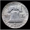 Image 3 : 1951-p Franklin Half Dollar 50c Grades Select Unc