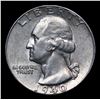 Image 2 : 1940-p Washington Quarter 25c Grades Select AU