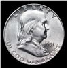 Image 2 : 1951-s Franklin Half Dollar 50c Grades Select Unc